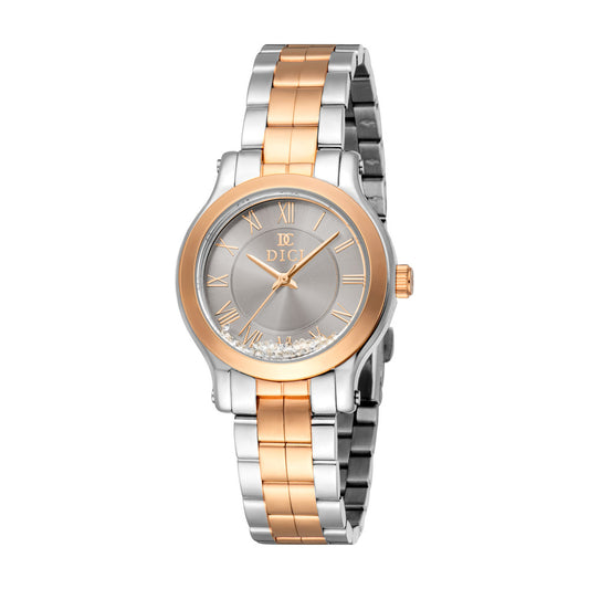 Women Glam Silver/Rose Gold 23.5mm Watch