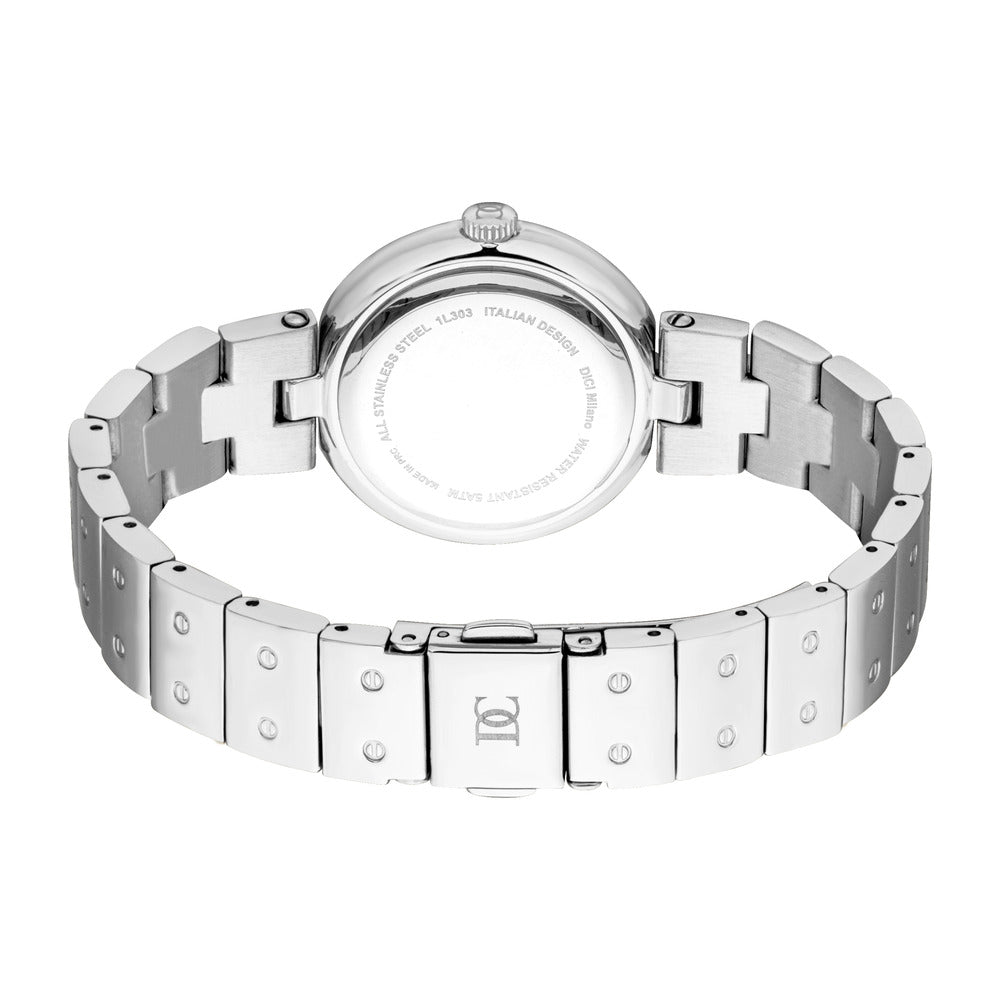 Women Glam Silver 22mm Watch