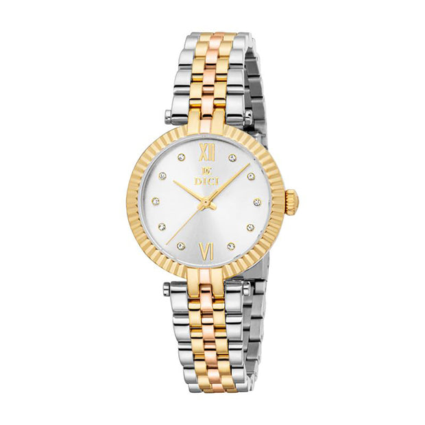 Women Zerlina Tri Tone Watch