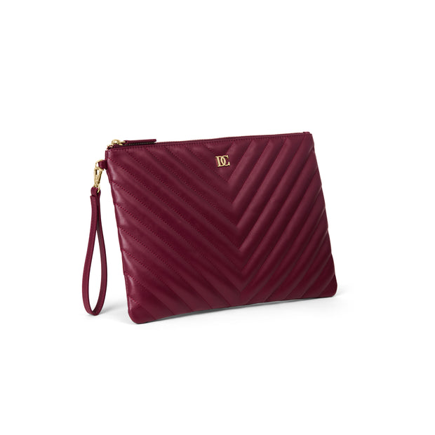 Women Wine Red Clutch