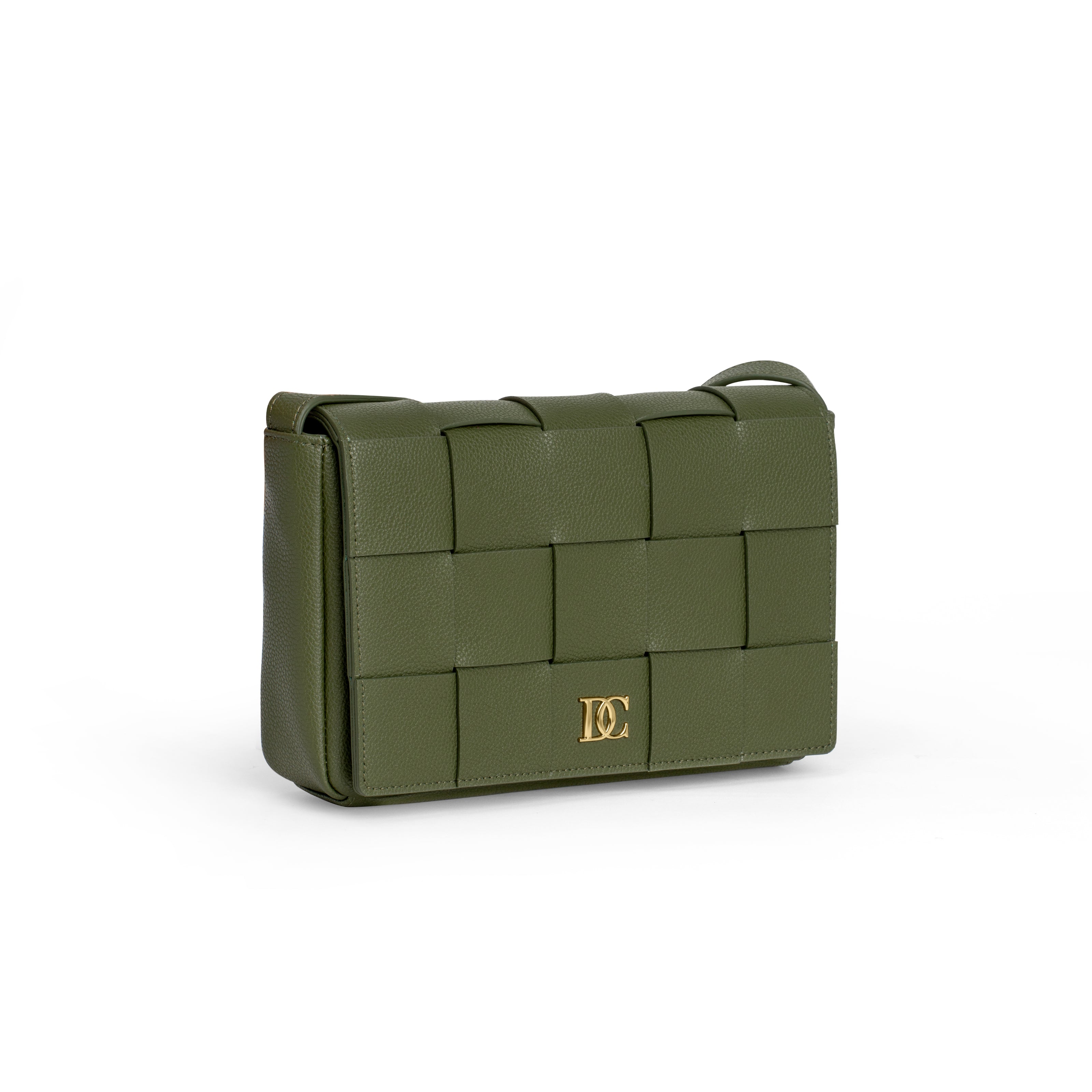 حقيبة يد خضراء نسائية