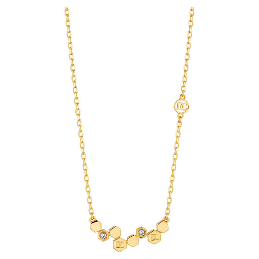 Women Favo Gold Necklace