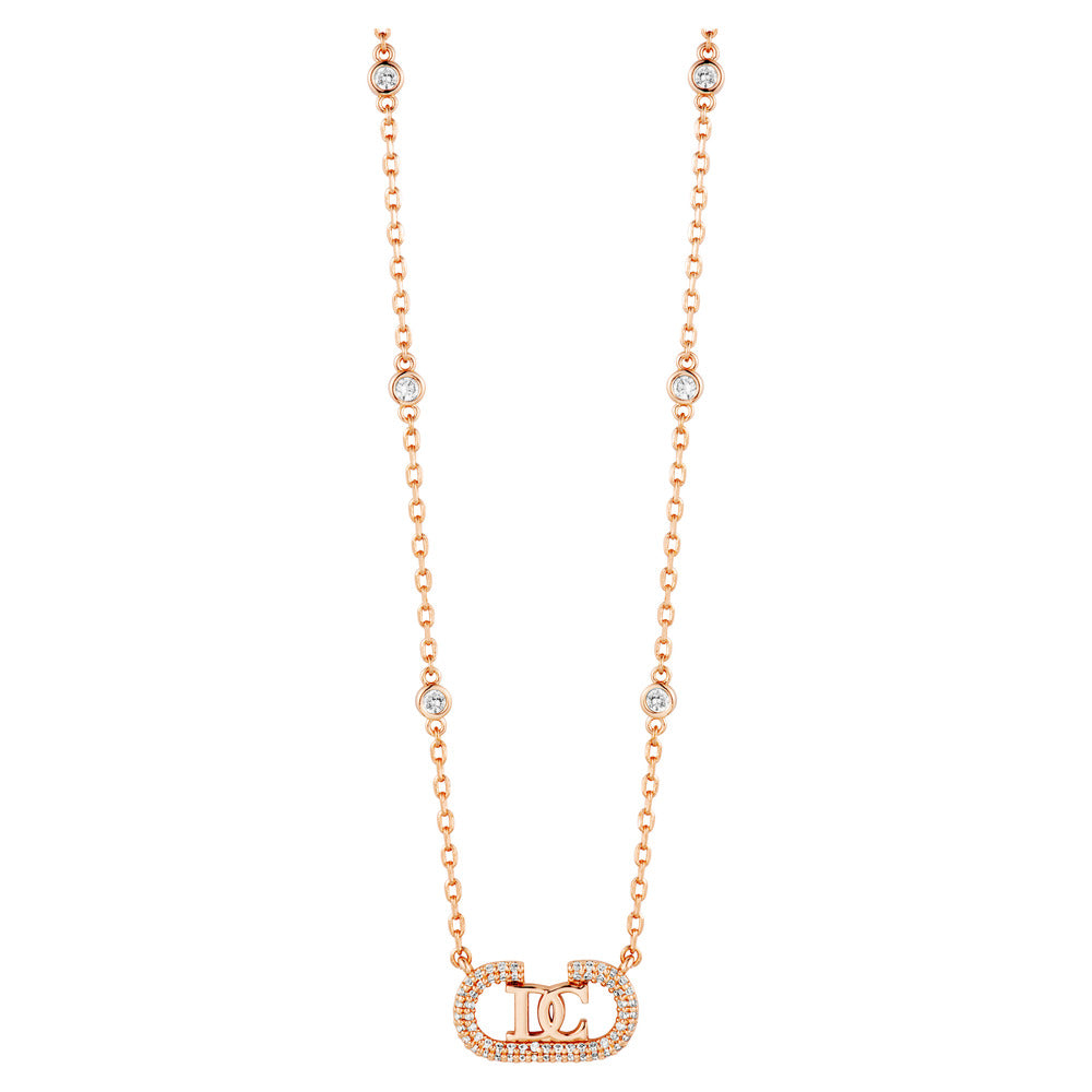 Women Voga Rose Gold Necklace