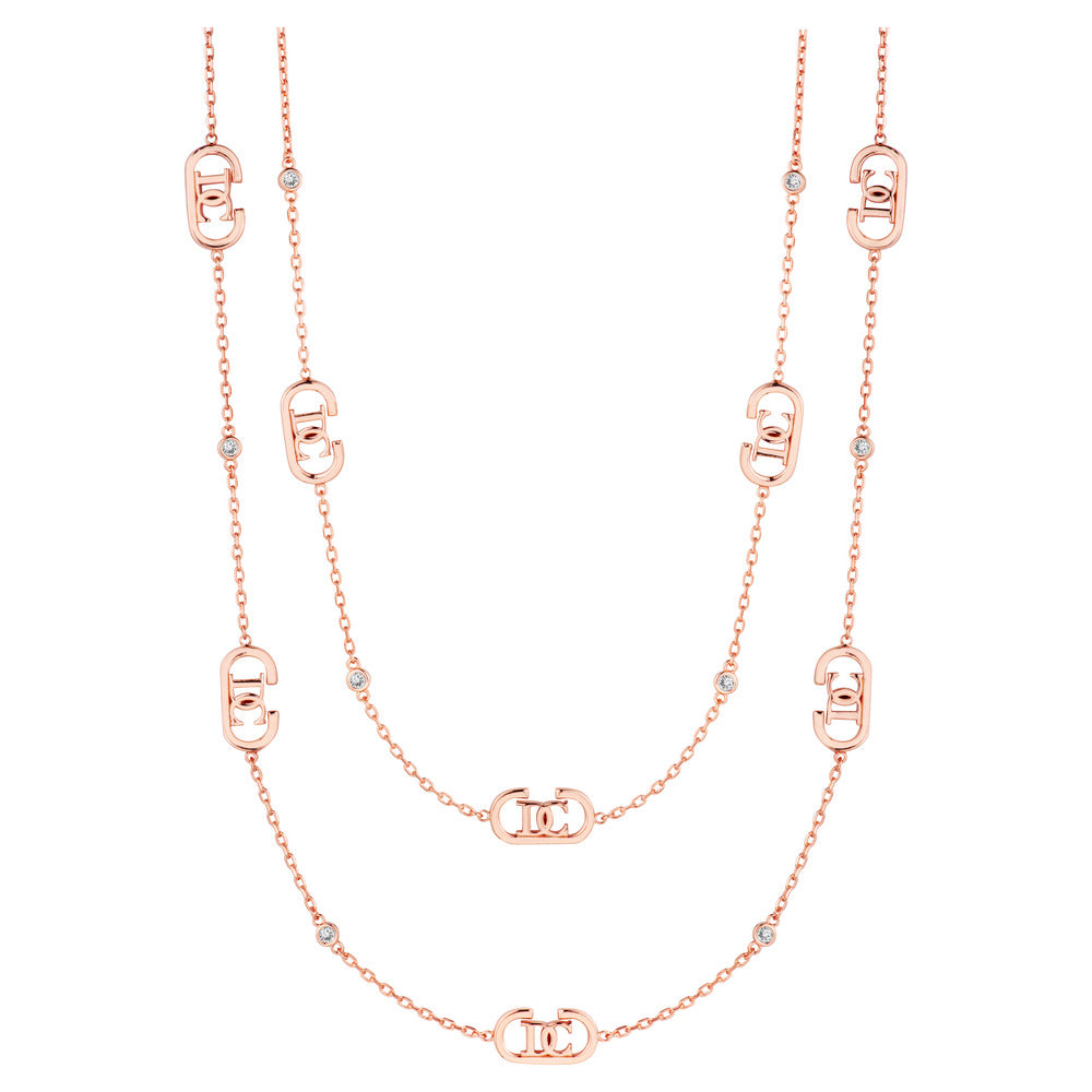 Women Voga Rose Gold Necklace