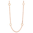 Women Rose Gold Necklace