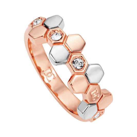 Women Favo Two Tone Ring