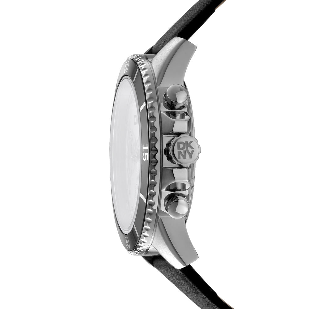 ساعة سنترال بارك سبورت سوداء رجالية مقاس 42 مم