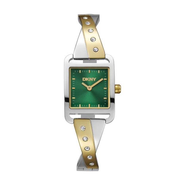 ساعة سيتي بانجل ثنائية اللون نسائية