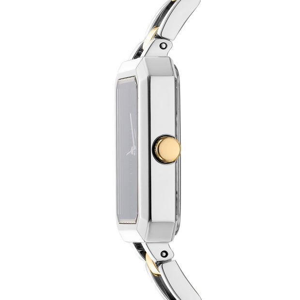 ساعة أبتاون ميدي ثنائية اللون نسائية