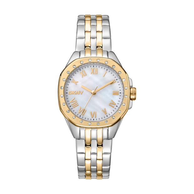 Women Brooklyn Mini Two Tone Watch