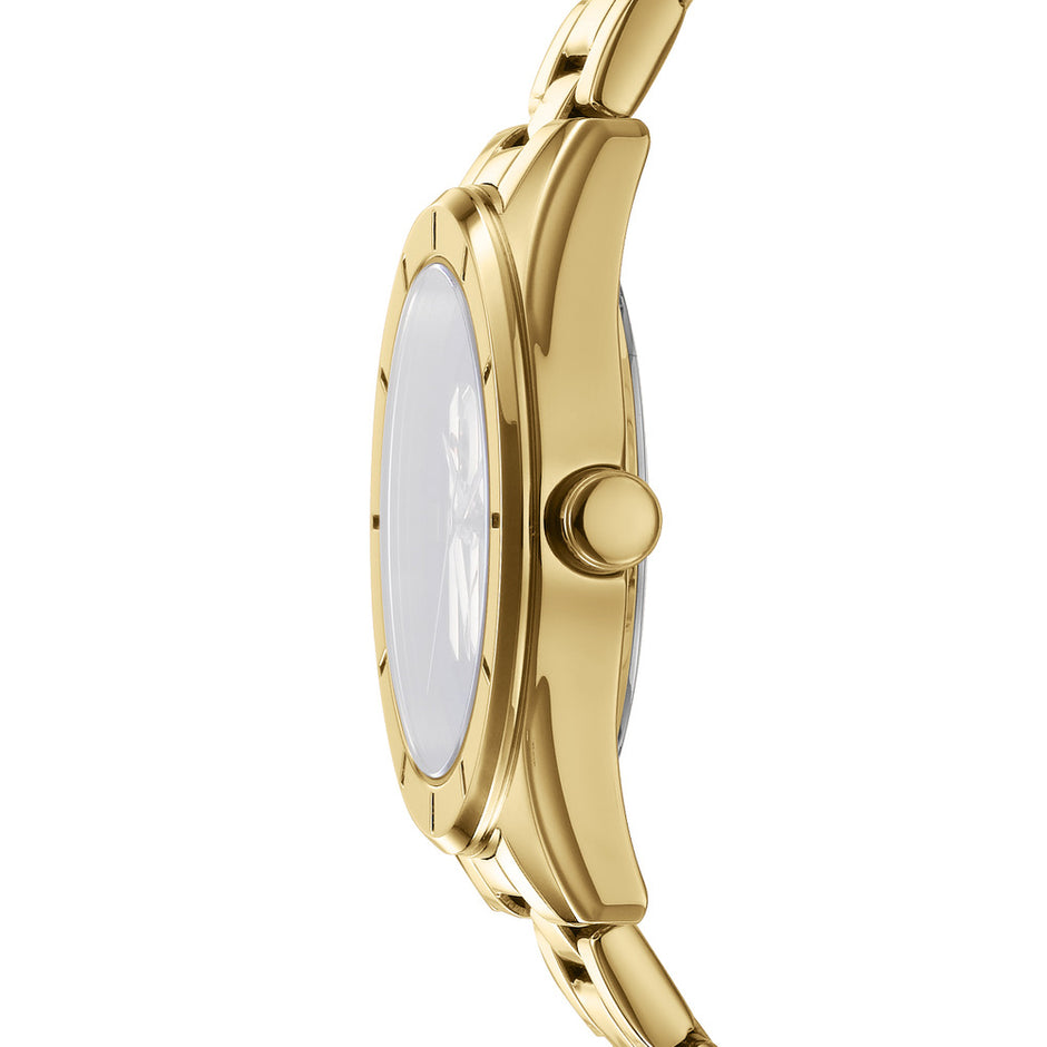 Women Chambers Midi Gold Watch