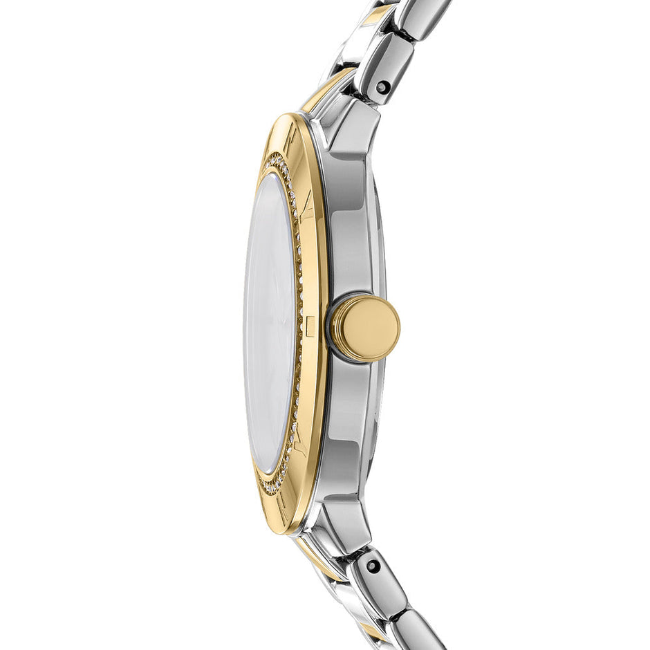 Women Eastside Logo Two Tone Watch