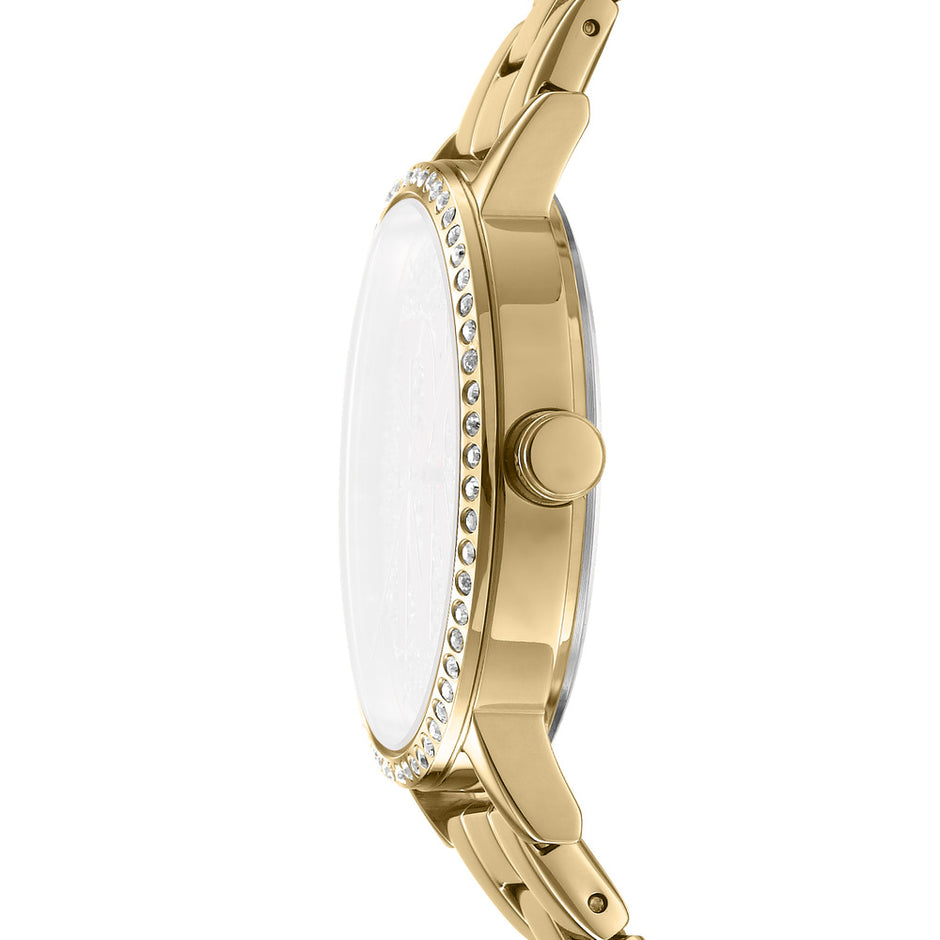 Women Soho Logo Gold Watch