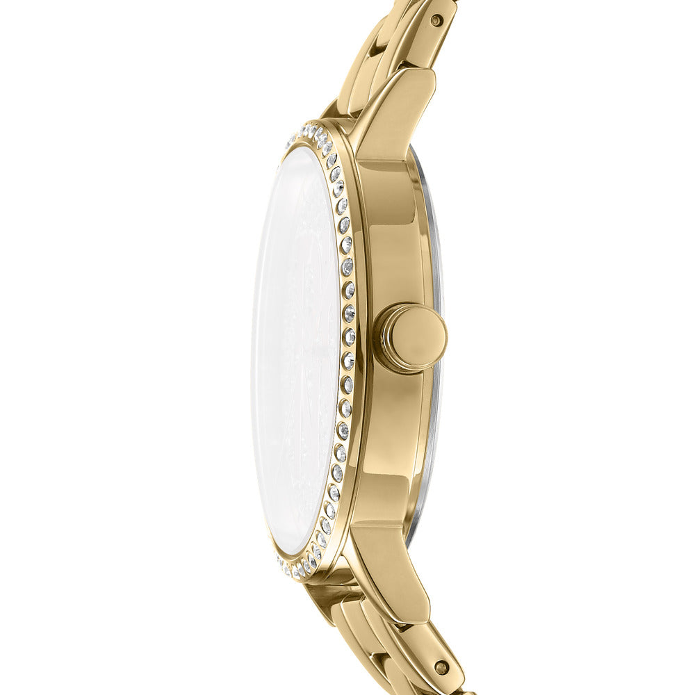 Women Soho Logo Gold Watch