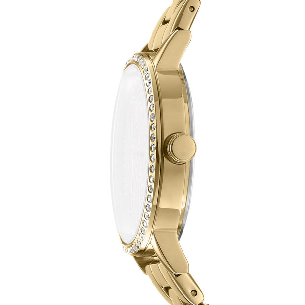 Women Soho Logo Gold Watch