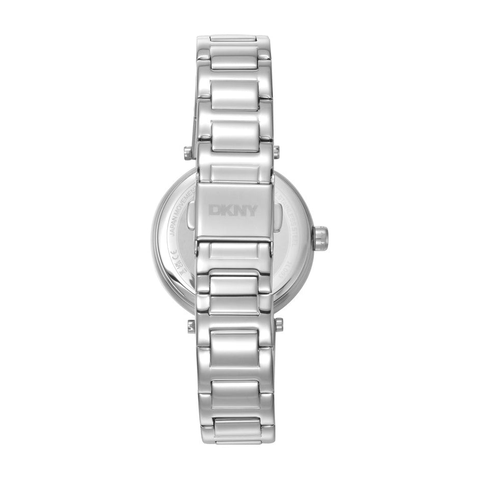 ساعة نسائية فضية 