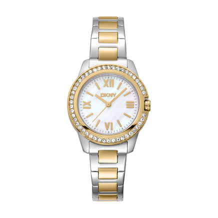 ساعة نسائية ثنائية اللون