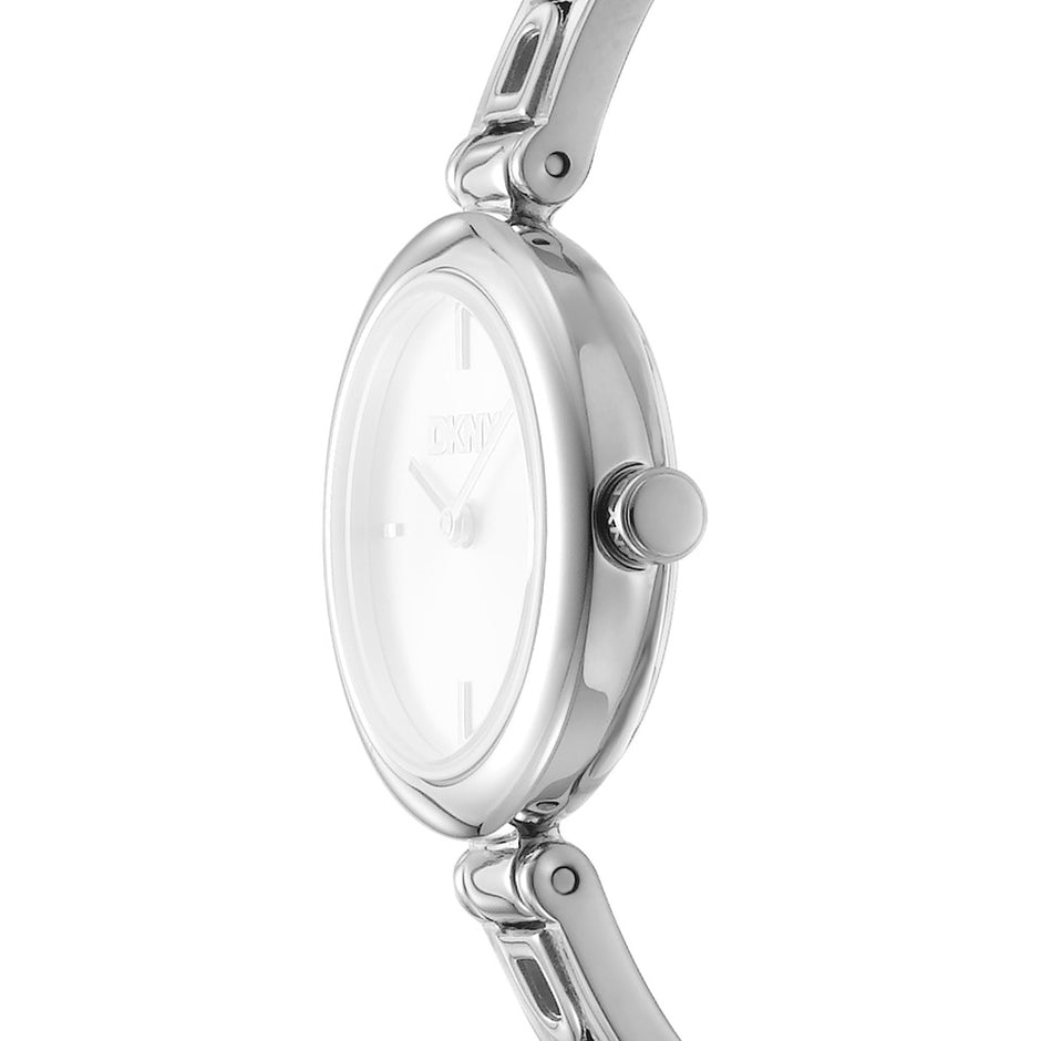 Women Logo Silver Watch