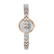 Women Logo Two Tone Watch