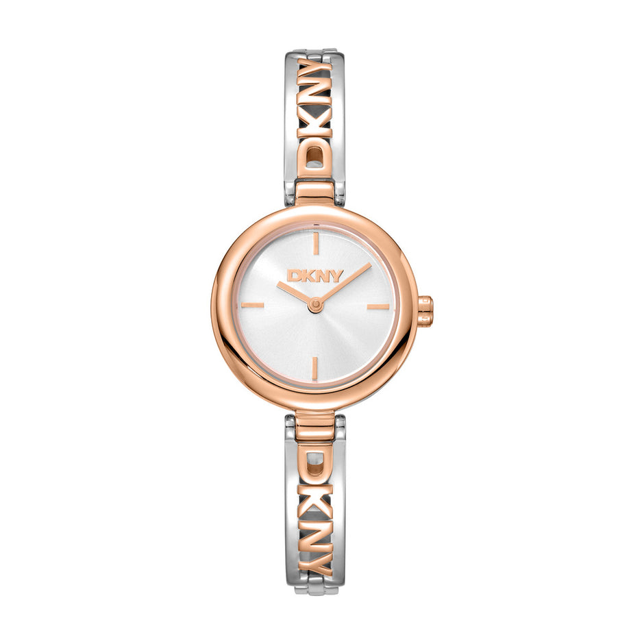 Women Logo Two Tone Watch