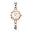Women Logo Two Tone Watch