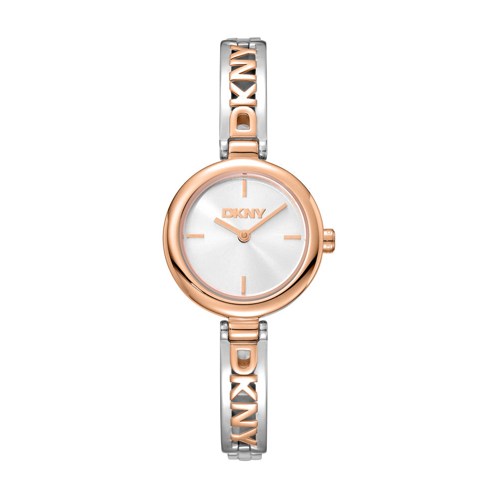 Women Logo Two Tone Watch