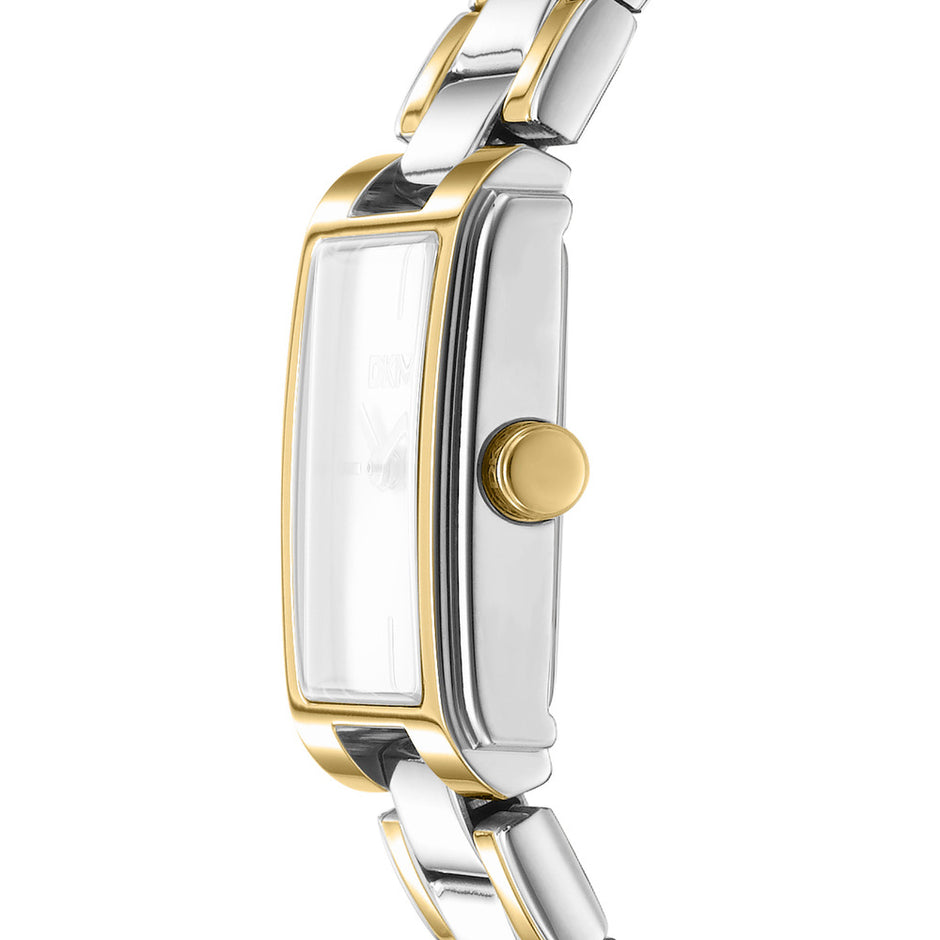 ساعة نسائية ثنائية اللون