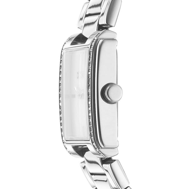 ساعة نسائية فضية 