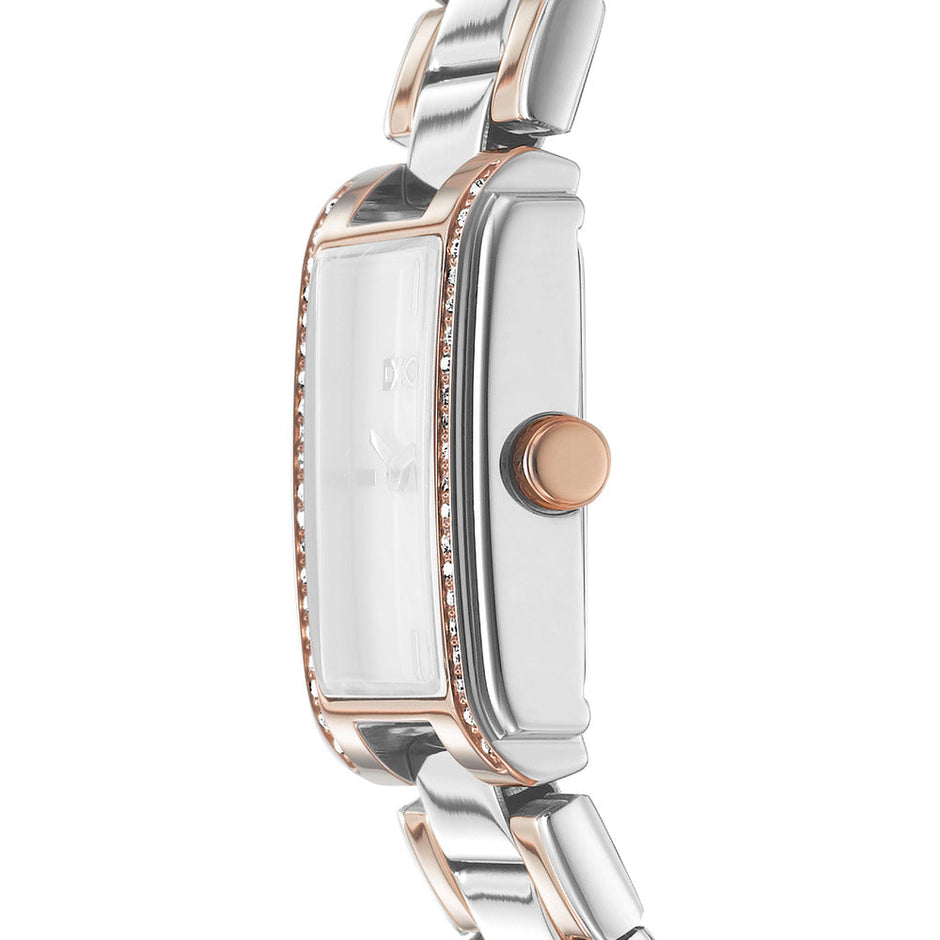 ساعة نسائية ثنائية اللون