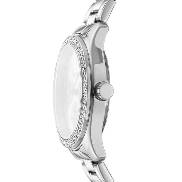 ساعة نسائية فضية