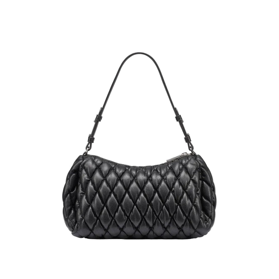 Women Remy Top Zip Shoulder Bag