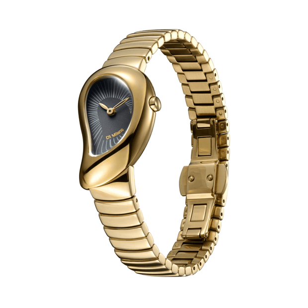 Women Drop Essence Golden Watch