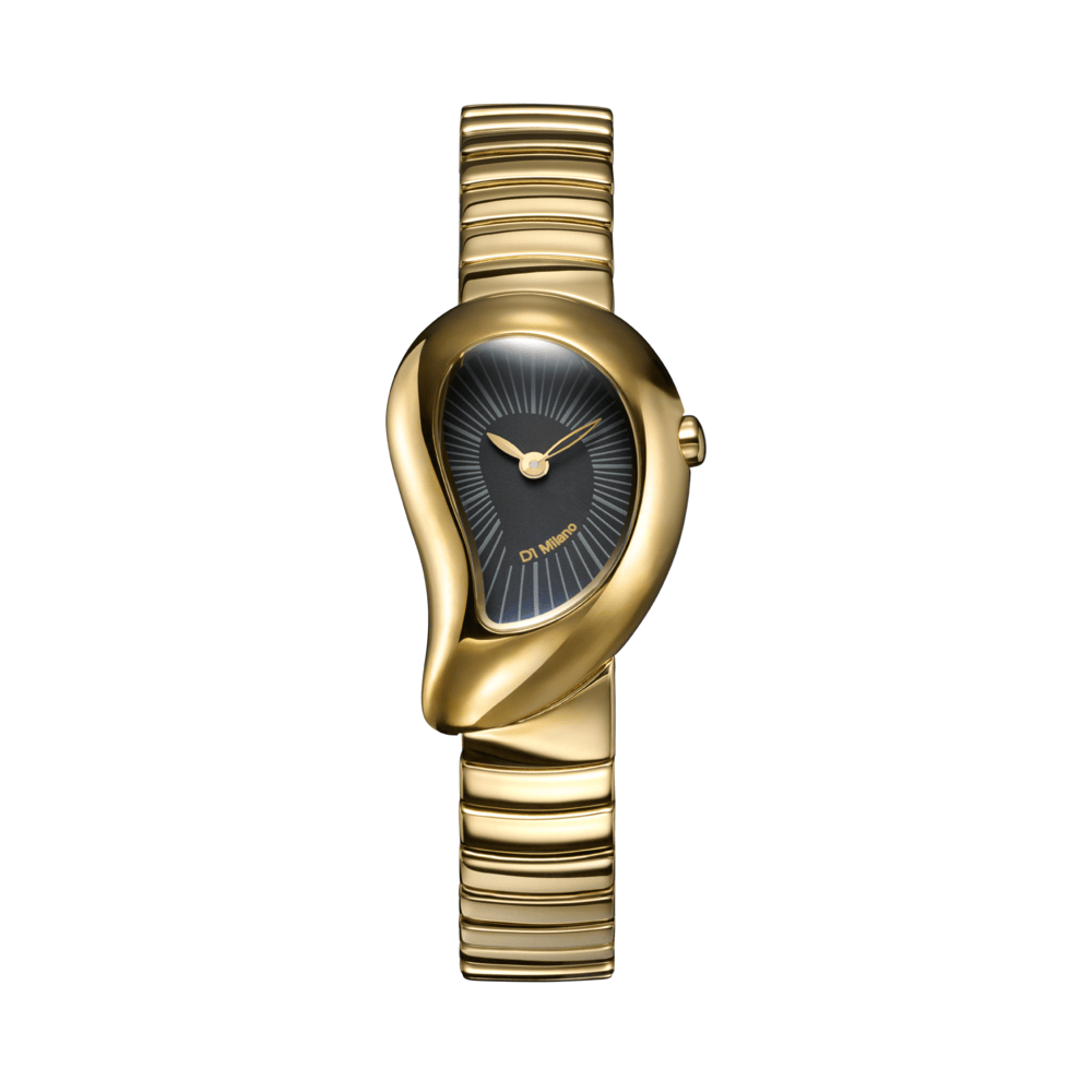 Women Drop Essence Golden Watch