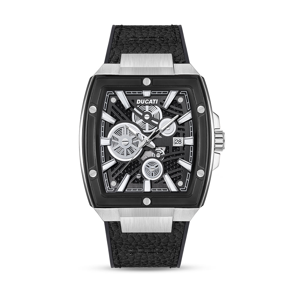 Ducati Dt002 Black Dial Ss Case Black Strap