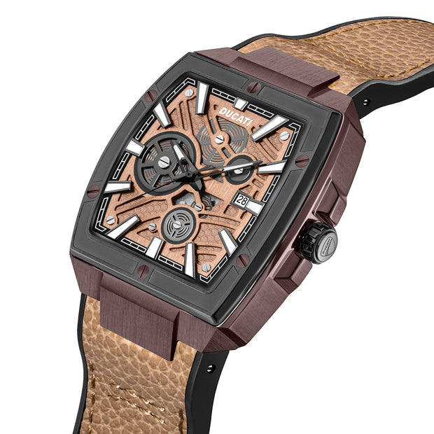 Men Ducati Brown Watch