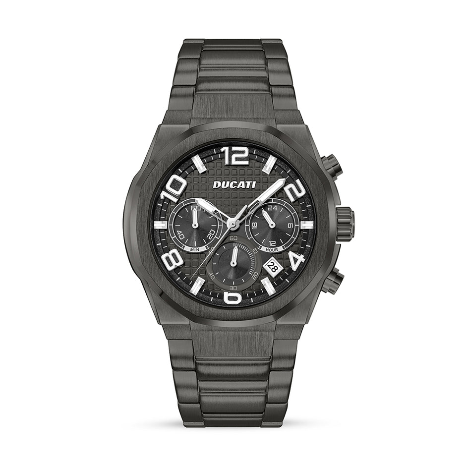 Men Ducati Gun Metal Watch