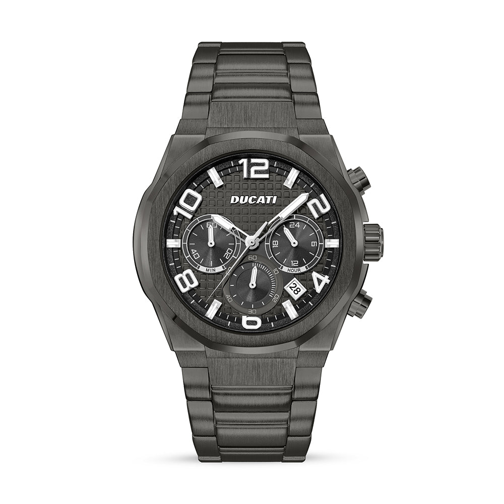 Men Ducati Gun Metal Watch