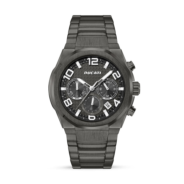 Men Ducati Gun Metal Watch