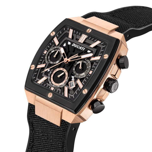 Men Ducati Black Watch