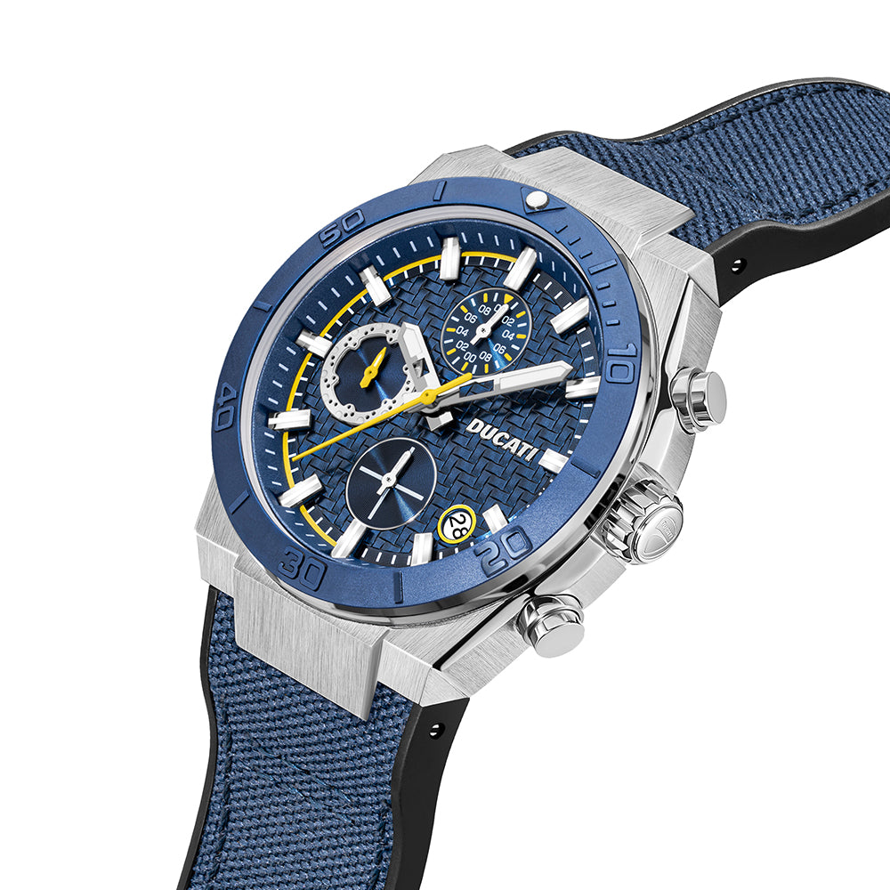 Ducati Dt007 Blue Dial Ss Case Blue Strap