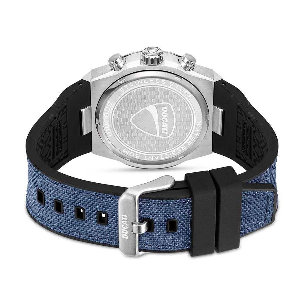 Ducati Dt007 Blue Dial Ss Case Blue Strap