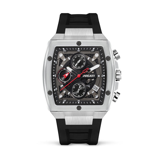 Ducati Dt008 Black Dial Ss Case Black Strap