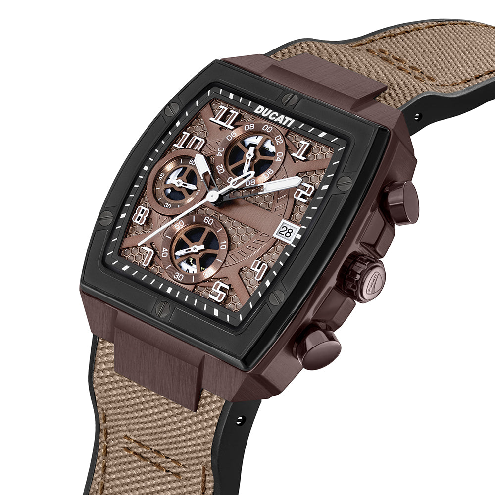 Men Ducati Brown Watch