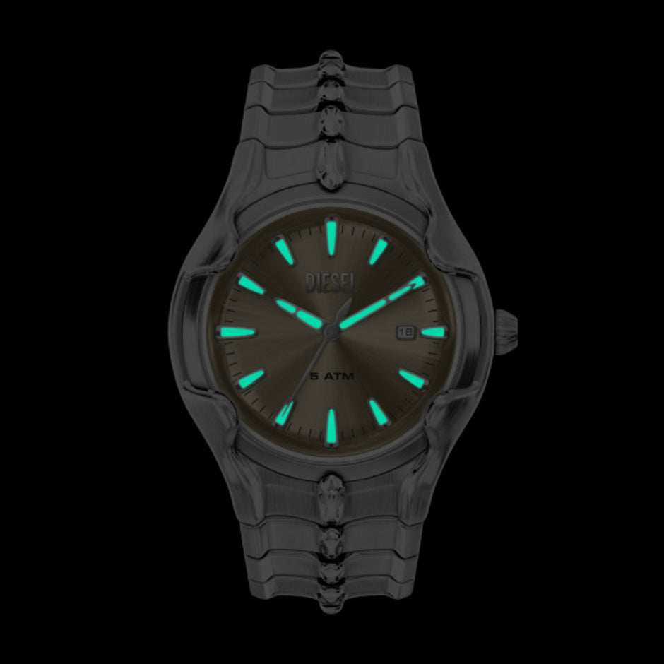 Men Vert Silver Watch