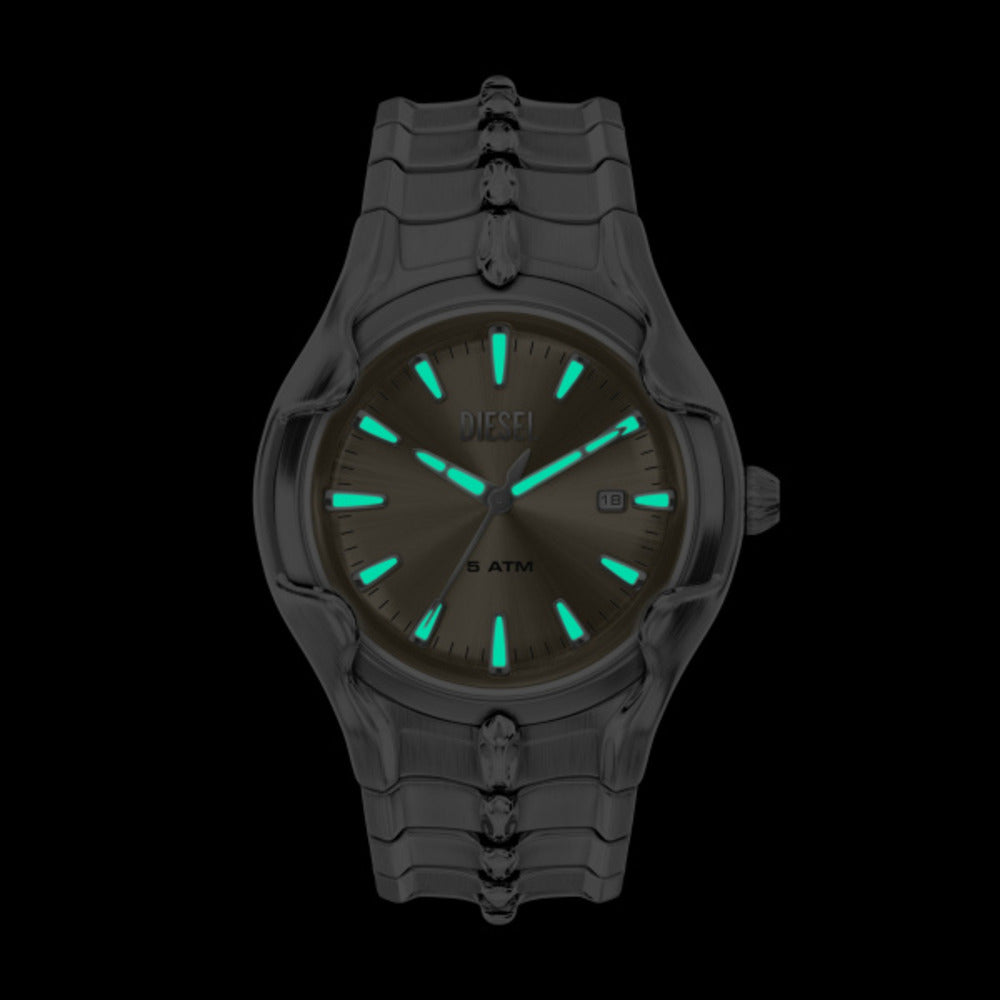 Men Vert Silver Watch