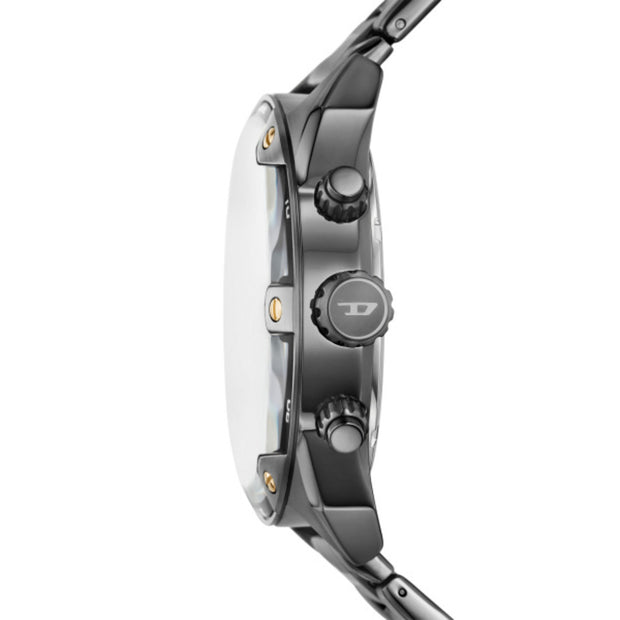 ساعة سبايكد رمادية معدنية رجالي مقاس