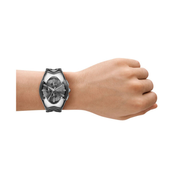 ساعة ميركوريال فضية رجالية مقاس 22 مم