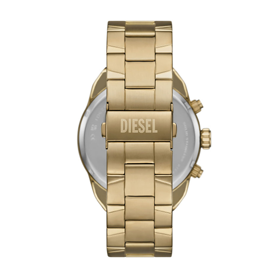 Men Spiked Golden Watch
