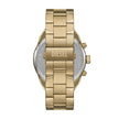 Men Spiked Golden Watch