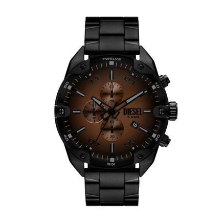 Men Spiked Black Watch